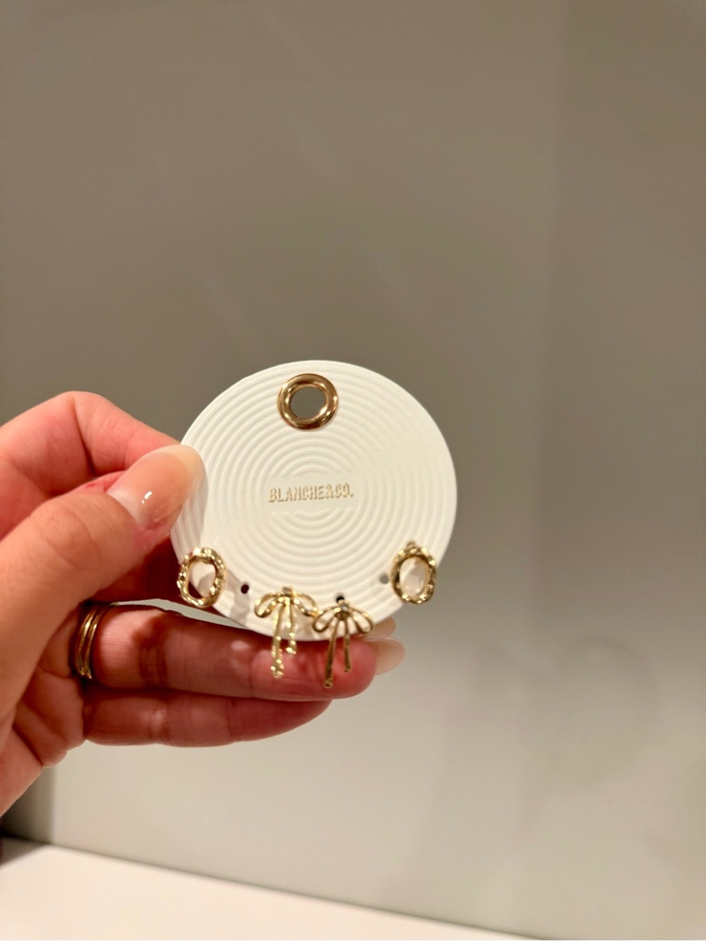 Altar’d State Gold Tone Mixed Earring Set